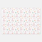 Feuille De Papier Cadeau Collection Dancing Snowmen (Devant 3)