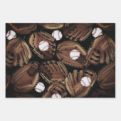 Feuille De Papier Cadeau Collection de baseball (Devant 3)