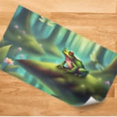 Feuille De Papier Cadeau Collection de grenouilles Lune Découpage