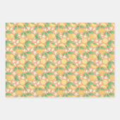 Feuille De Papier Cadeau Collection de Motifs de paniers de fruits - Citron (Devant 3)