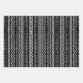 Feuille De Papier Cadeau Collection de tissus mousses modernes (Devant 3)