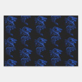 Feuille De Papier Cadeau Collection Dragon asiatique (Devant 3)