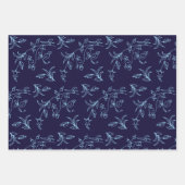 Feuille De Papier Cadeau Collection florale de tuiles espagnoles (Devant)