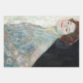 Feuille De Papier Cadeau Collection Gustav Klimt, Découpage (Devant 2)