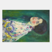 Feuille De Papier Cadeau Collection Gustav Klimt, Découpage (Devant)