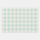 Feuille De Papier Cadeau Collection Little One - sarcelle douce (Devant 3)