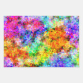 Feuille De Papier Cadeau Collection lumineuse et colorée (Devant)