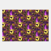 Feuille De Papier Cadeau Collection Mascarade Mardi Gras (Devant 2)