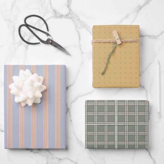 Feuille De Papier Cadeau Collection Moderne (Recto)