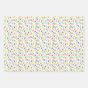 Feuille De Papier Cadeau Collection motif de tulipes