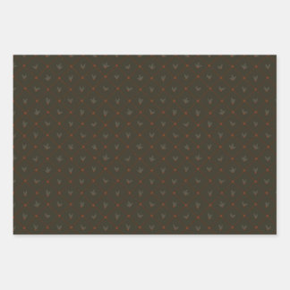 Feuille De Papier Cadeau Collection Noël | Holly, Floral, Rayures