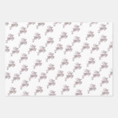 Feuille De Papier Cadeau Collection Noël rose1 (Devant 3)