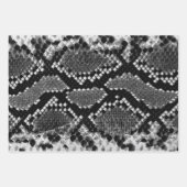 Feuille De Papier Cadeau Collection Poster de animal monochrome (Devant 3)