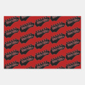 Feuille De Papier Cadeau Collection Retro Rock & Roll (Devant 3)