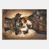 Feuille De Papier Cadeau Collection Steampunk Animal - Dog (Devant)