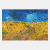 Feuille De Papier Cadeau Collection Vincent van Gogh, Découpage (Devant 3)