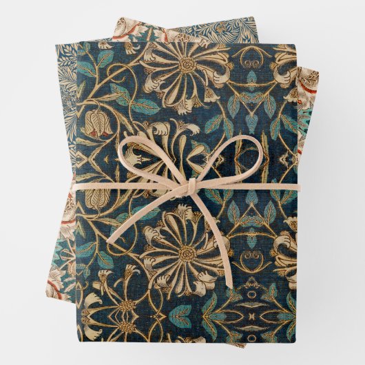 Feuille De Papier Cadeau Collection William Morris (En situation)