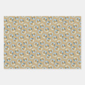 Feuille De Papier Cadeau Collie Peinture Rough Sable Merle Original Chien A (Devant 3)