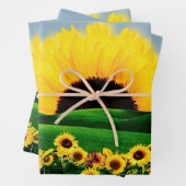 FEUILLE DE PAPIER CADEAU COLLINE DU SOL (En situation)