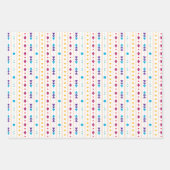 Feuille De Papier Cadeau Coloré (Devant 3)