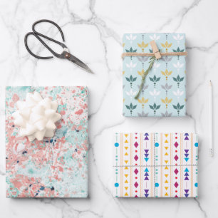 Feuille De Papier Cadeau Coloré