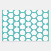 Feuille De Papier Cadeau Coloré Géométrique Mi-Siècle Funky (Devant 3)