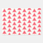 Feuille De Papier Cadeau Coloré Géométrique Mi-Siècle Funky (Devant 2)