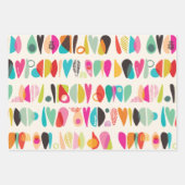 Feuille De Papier Cadeau Colorful  (Devant 3)