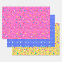 Colorful Party Celebration Motif Enveloppement pap