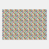 Feuille De Papier Cadeau Colorful Watercolor (Devant 3)