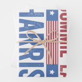 Feuille De Papier Cadeau Commie-La Harris 2024 Funny Anti Kamala Harris (En situation)