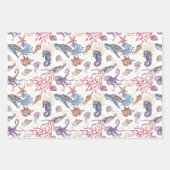 Feuille De Papier Cadeau Composition de l'eau souterraine Conception 1 (Devant 3)