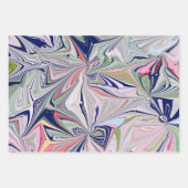 Feuille De Papier Cadeau Conception abstraite du marbre (Devant 3)