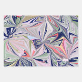 Feuille De Papier Cadeau Conception abstraite du marbre (Devant 2)