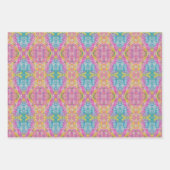 Feuille De Papier Cadeau Conception abstraite multipolaire dynamique (Devant 3)