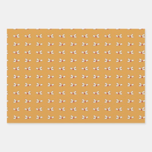 Feuille De Papier Cadeau Conception de biscuits, biscuits et biscuits de cu (Devant 3)