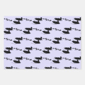 Feuille De Papier Cadeau Conception de canards de natation (Devant 3)