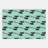 Feuille De Papier Cadeau Conception de canards de natation (Devant 2)