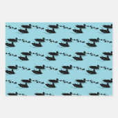 Feuille De Papier Cadeau Conception de canards de natation (Devant)