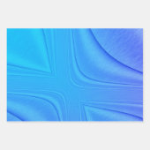 Feuille De Papier Cadeau Conception de Contour de Lavande Brossée à Violett (Devant)