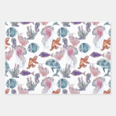 Feuille De Papier Cadeau Conception de la série de composition de l'eau sou (Devant 2)