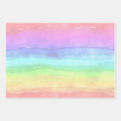Feuille De Papier Cadeau Conception de lavage arc-en-ciel (Devant)