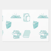 Feuille De Papier Cadeau conception de livres (Devant 3)