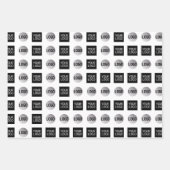 Feuille De Papier Cadeau Conception de modèle de logo géométrique 2 (Devant 3)