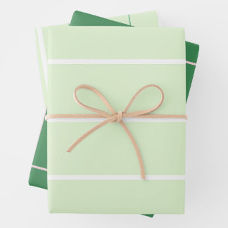 Feuille De Papier Cadeau Conception de motif à rayures verticales de couleu