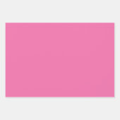 Feuille De Papier Cadeau Conception de plume d'autruche rose (Devant 2)