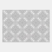 Feuille De Papier Cadeau Conception d'élégance de mariage MVB Set 1 (Devant)