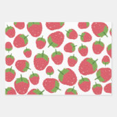 Feuille De Papier Cadeau Conception des fruits de framboise (Devant)