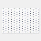 Feuille De Papier Cadeau Conception des yeux mal, oeil bleu (Devant 2)