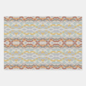 Feuille De Papier Cadeau Conception du Motif de blocs de couleurs géométriq (Devant 2)